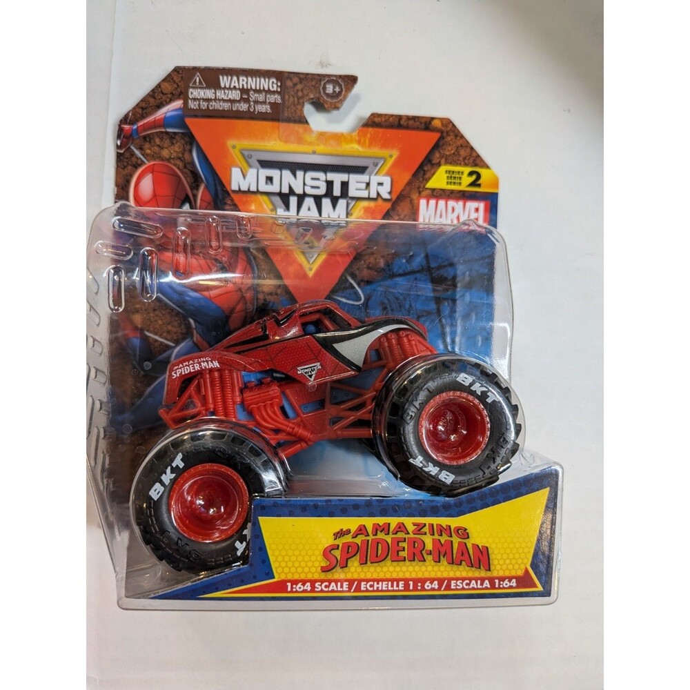 Monster Jam Series 2  Marvel The Amazing SPIDER-MAN  1/64 2024 Flag